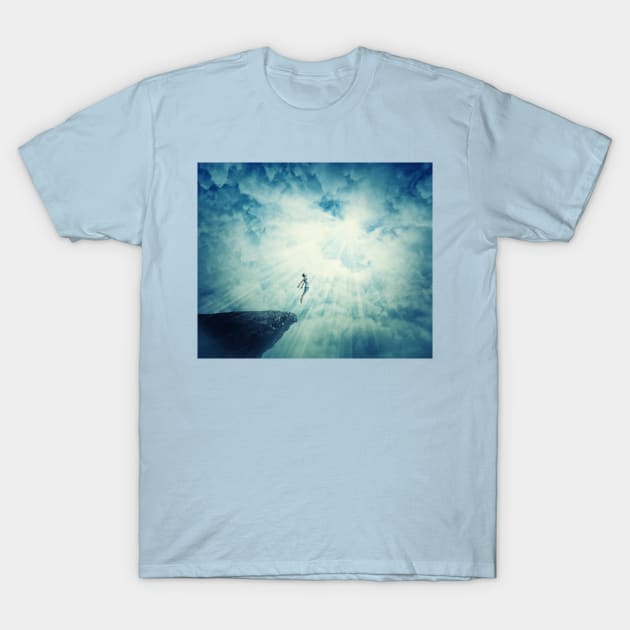 astral travel T-Shirt by psychoshadow